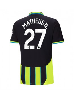 Manchester City Matheus Nunes #27 Replika Borta Kläder 2024-25 Kortärmad